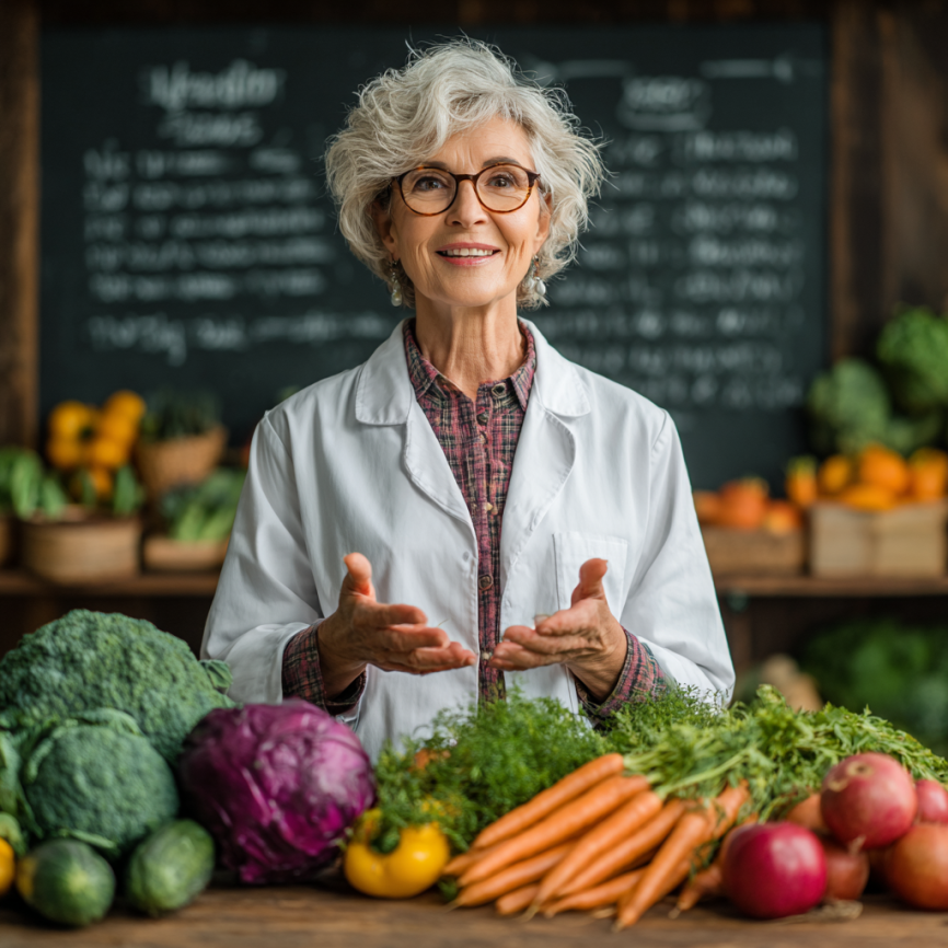 Активна літня пара готує разом